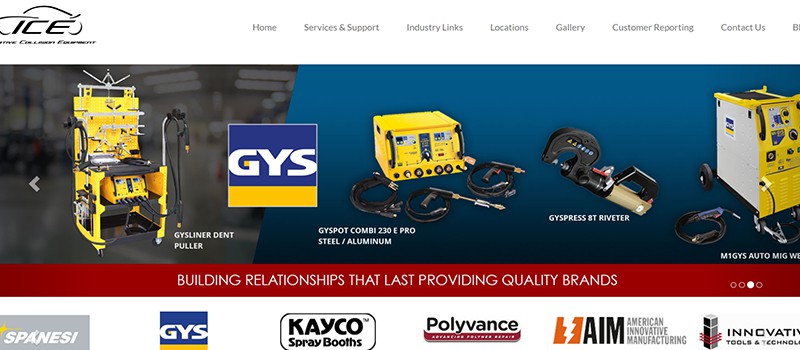 Auto Equipment Distributor Website